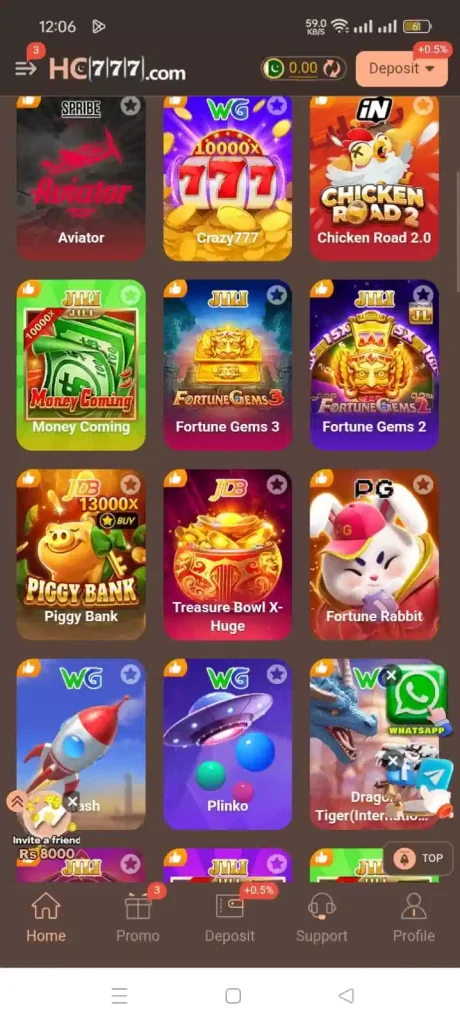 hc777 game download